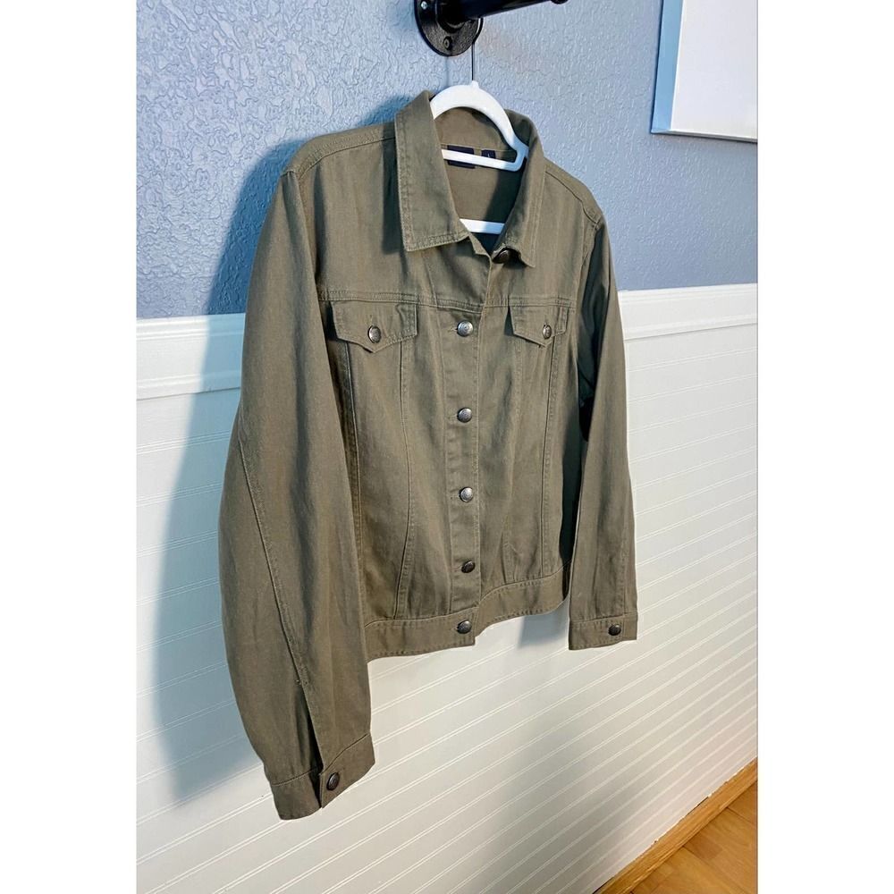 Westbound Tan Button Down Collared Cargo Jacket - Picture 4 of 7